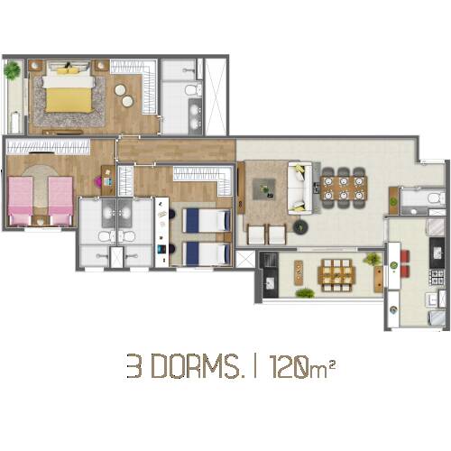 Apartamento à venda com 3 quartos, 120m² - Foto 20