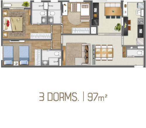 Apartamento à venda com 3 quartos, 97m² - Foto 19